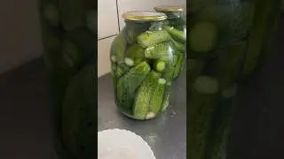 Вкусные хрустящие маринованные огурчики #рек #вкусно #соленыеогурцы #explore #cooking #shorts