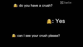 Do u have a crush