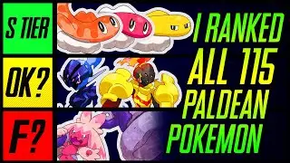 I Ranked ALL 115 Paldean Pokemon | Scarlet and Violet | Mr1upz