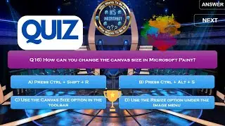 Best MS Paint Quiz Game | #wepptutorials #mspaint #learnmspaint  #quizgames #mspaintquiz