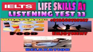 IELTS Life Skills A1 Listening | Test 33 | 2021 | By TFLS