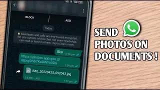 how to send photos in documents on whatsapp