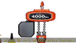 Prowinch 4000 lb Electric Chain Hoist - Premium 115/230V Power Electric Hoist Winch - Perfect Wirel