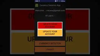 Currency Detector Android Project