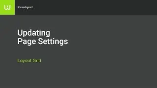 How to Set a Layout Grid on a Website in Warhead