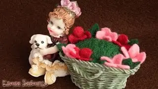 Игольница из войлока и фетра своими руками | Felt Pincushion Tutorial