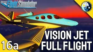 Microsoft Flight Simulator 2020 Full Flight: Beautiful Sunset Flight