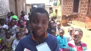 Distribution of Christmas gifts and sharing of meals at the Dorcas orphanage.