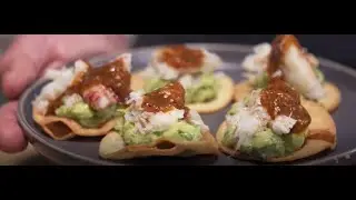 Crab Tostadas with Cakebread Sauvignon Blanc