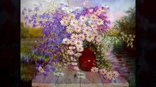 Художница Маргарита Манис - Музыка Autumn Sphere ( Засентябрилось сердце разлукой ).
