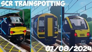 (V1.10) Trains At Upper Staploe 07/08/2024 - SCR Trainspotting - Roblox Stepford County Railway