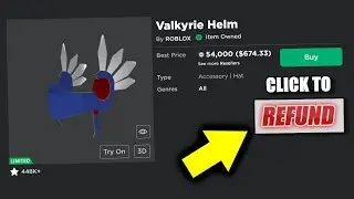 How to REFUND ITEMS on Roblox...