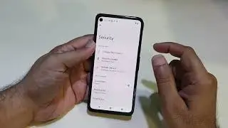 Google Pixel 4a Finger print Option Hide How To Set Finger Unlock