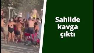 SAHİLDE YUMRUKLARIN UÇUŞTU
