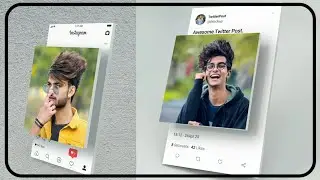 Instagram viral 3D  Photo editing in Android || Instagram viral photo editing 2020