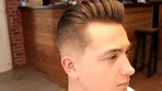 Classic Side Part/Pompadour. Классическая мужская стрижка