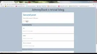 JohnnyDuck Blog Demo