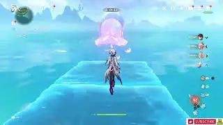Genshin Impact 26 Hydro Particles in 120 Seconds