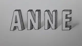 How to Write Easy 3D Mom Lettering Mother's Day Drawings