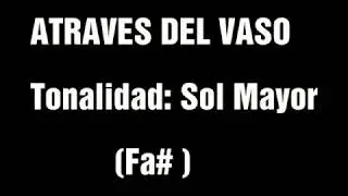 Atraves del vaso Tutorial