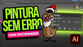 É POSSÍVEL? Pintei em apenas 5 passos com o Pathfinder no Illustrator.