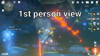 Genshin Impact in First person view