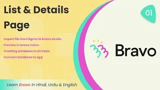 List And Details Page | Bravo Studio | Native App |  Airtable To Bravo Studio | No Code | Tutorial 2