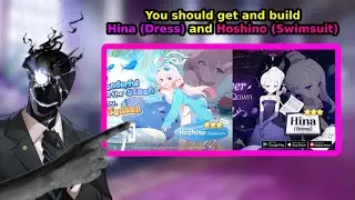 [Blue Archive] You should get and build Hina (Dress) and Hoshino (Swimsuit)