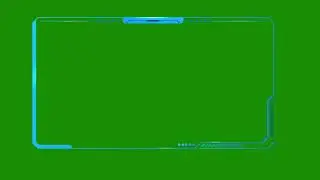 Technology Border Animation Green Screen(FREE TO USE)