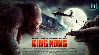 Photo Manipulation in Photoshop - King Kong poster