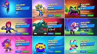 All Exclusive Skins Unlock & Losing Animations in Brawl Stars