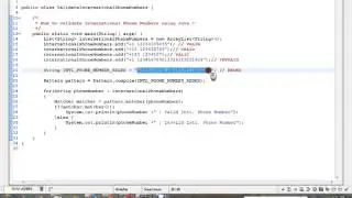 HOW  TO VALIDATE INTERNATIONAL PHONE NUMBERS USING JAVA