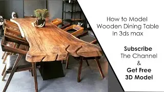 How To Model Wooden Dining Table In 3Ds Max