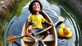 Row Row Row Your Boat Hype  | Happy Genius Kids Nursery Rhymes & Kids Songs