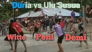 smash keras pemain voli dari desa Harefa