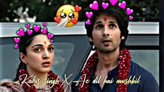 Kabir singh || Ae dil hai mushkil || edits || Avm transition ||