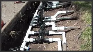 How to replace a sprinkler manifold & valves