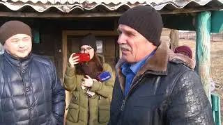 Зерноток в Калганском районе