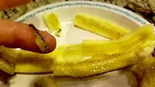 Mysterious Black Thing Inside This Banana, What Is It?