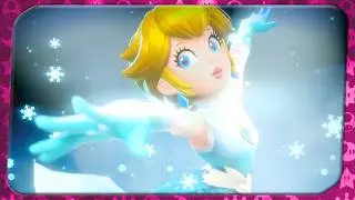 Princess Peach: Showtime! ᴴᴰ Figure Skater Peach (All Levels, Sparkle Gems, & Ribbons)
