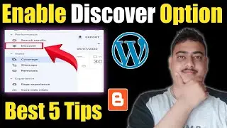 How To Enable Discover Feature in Google Search Console | Google Search Console Discover Option Tips