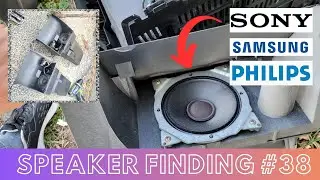 Speaker Finding #38: Sony Trinitron with Push-Pull speakers, Goodmans, Philips WOOX 1.1 and more!