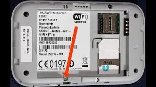 RESET PASSWORD TO DEFAULT OF MOBILE POCKET WIFI!!!