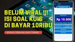 Jawab Kuis Anak SMP Dpt 10Ribu !! Aplikasi Penghasil Uang Terbaru-Real Membayar