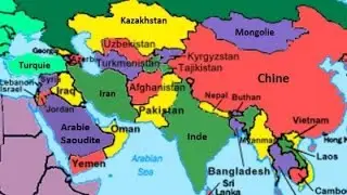36 Countries Map Animated Sketch || Copyright Free || 4K