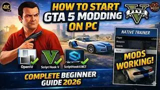 🎮 How To Install Mods  in GTA 5 (Beginner Tutorial) STEAM | EPIC Modding Guide 2026 