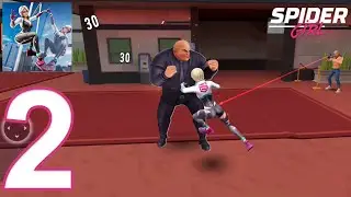 Spider Girl Gameplay Walkthrough Part 2 - Central Bank: Stages 16-25 (iOS, Android)