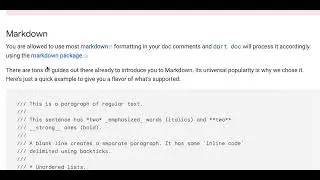 effective dart using markdown in documentation