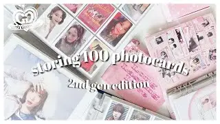 storing 100 kpop photocards 💿 🎧 snsd, tvxq, forestella