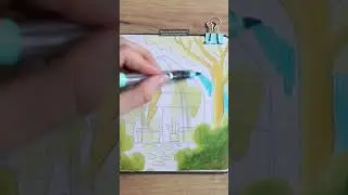Fun Mix Media Sketchbook Idea